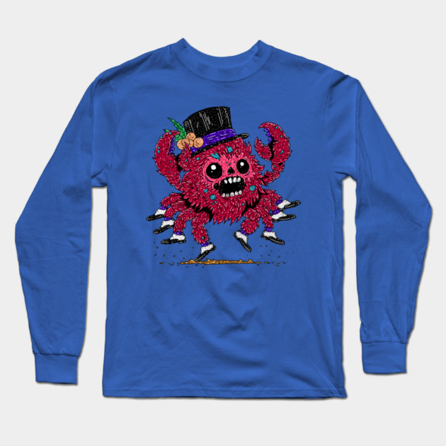 Soft Shoe Crab Zombie Long Sleeve T-Shirt by H. R. Sinclair