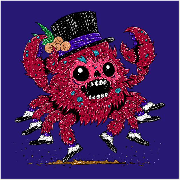 Soft Shoe Crab Zombie Wall Art by H. R. Sinclair