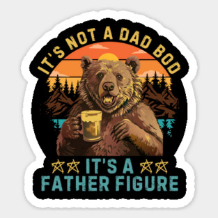 Bear Bear Lover Dad Bod Magnet
