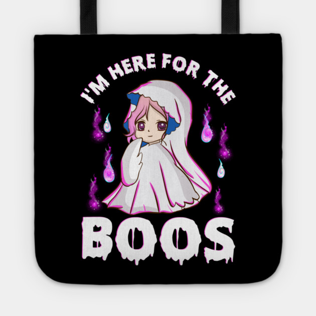 I'm just here for the boos Funny Halloween Tote by creative