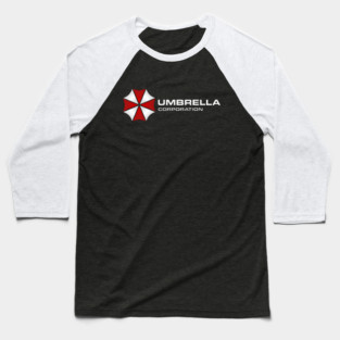 Resident Evil Umbrella Corporation Biohazard Baseball T-Shirt