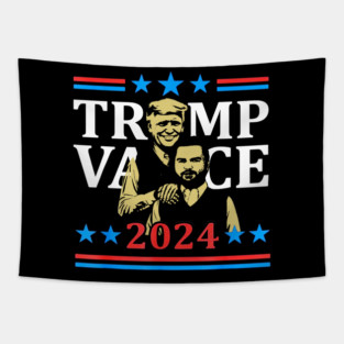 Step Brothers Trump Vance 2024 - Donald Trump JD Vance Tapestry