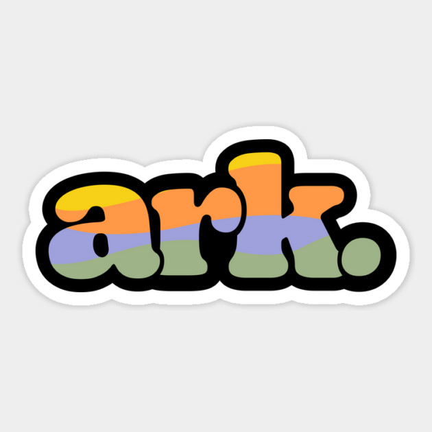 Ark. Summer Colors Sticker by rt-shirts