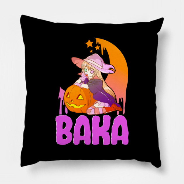 Baka Halloween Witch Anime Manga Gift Pillow by creative