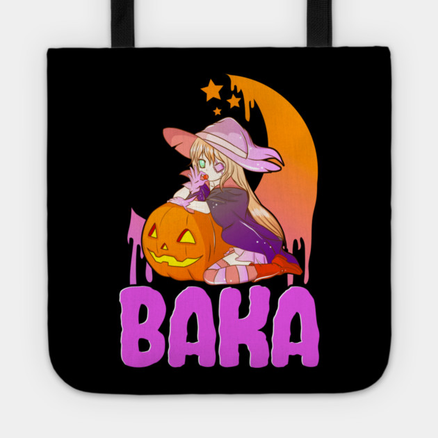 Baka Halloween Witch Anime Manga Gift Tote by creative