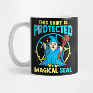 This Shirt is Protected by a Magical Seal Funny Halloween Mug
