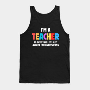 Teacher Tank Top