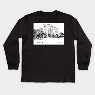 Ocala Florida Kids Long Sleeve T-Shirt