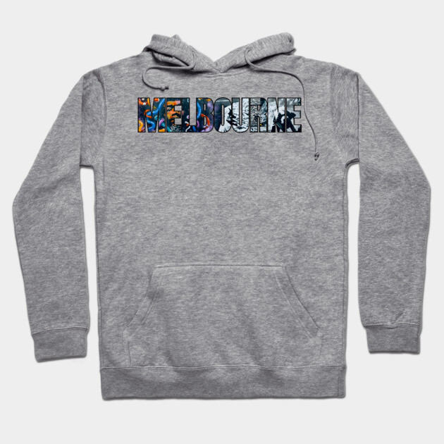 Melbourne Laneway Graffiti Hoodie by Timeless Chaos