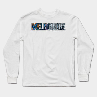 Melbourne Laneway Graffiti Long Sleeve T-Shirt