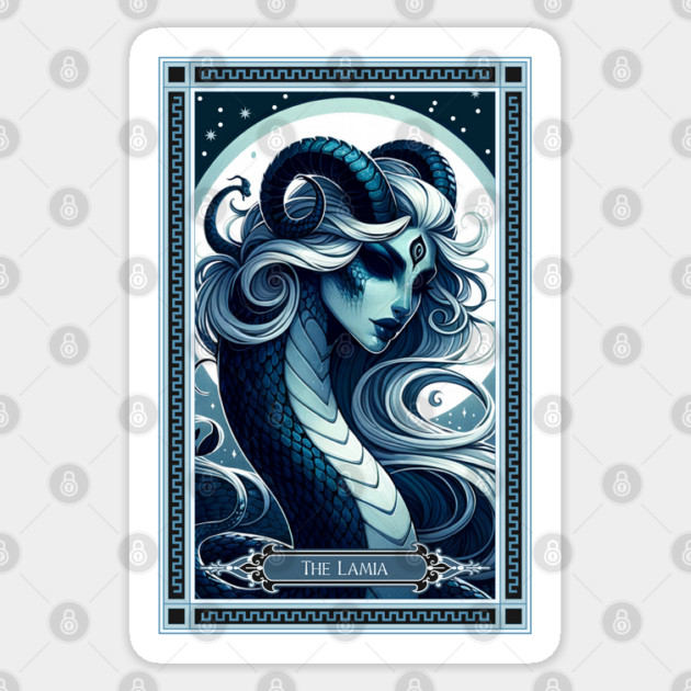 The Lamia Tarot Card Sticker by HolidayBug