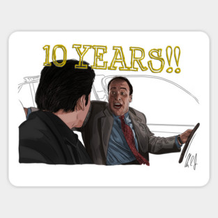 Grosse Pointe Blank: 10 Years! Sticker