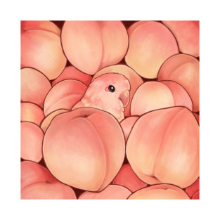 Peach Bird T-Shirt