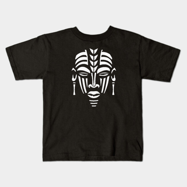 Afrocentric Mask Kids T-Shirt by UrbanLifeApparel