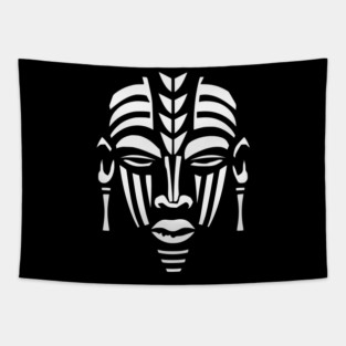 Afrocentric Mask Tapestry
