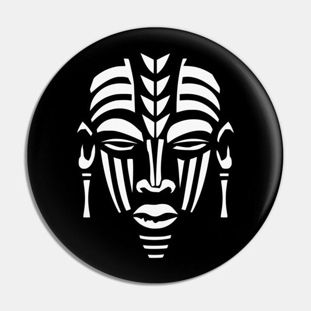 Afrocentric Mask Pin by UrbanLifeApparel