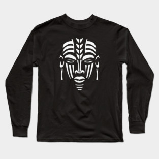 Afrocentric Mask Long Sleeve T-Shirt