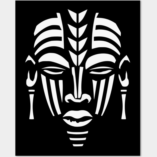 Afrocentric Mask Wall Art by UrbanLifeApparel