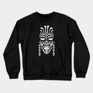 Afrocentric Tribal Mask Crewneck Sweatshirt