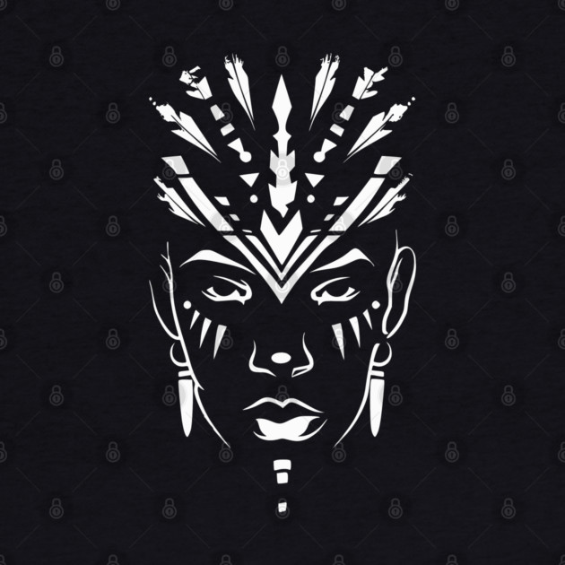 Afrocentric Female Mask by UrbanLifeApparel