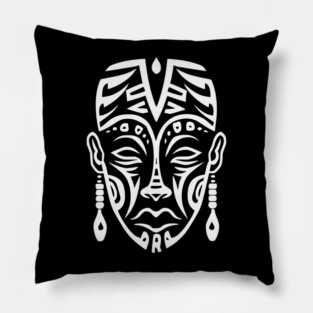 Afrocentric Mask Man Pillow