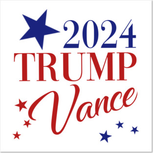 Trump Vance Posters and Art