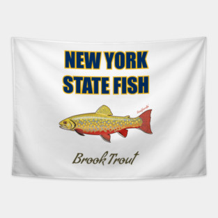 New York State Freshwater Fish - Brook Trout Tapestry