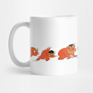 Evolution of Gritty (Horizontal Version) Mug