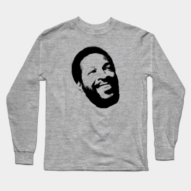Marvin Gaye smiling Long Sleeve T-Shirt by UrbanLifeApparel