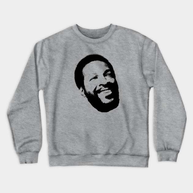 Marvin Gaye smiling Crewneck Sweatshirt by UrbanLifeApparel