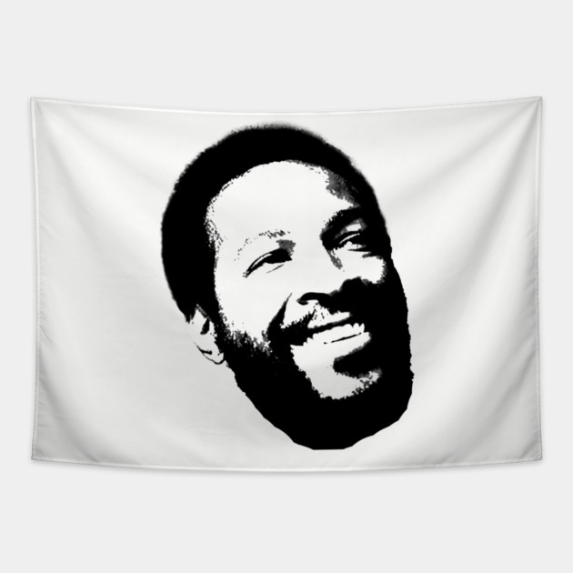 Marvin Gaye smiling Tapestry by UrbanLifeApparel