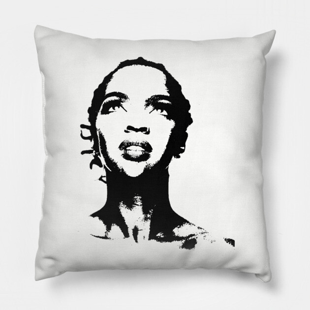 Young Lauryn Hill Pillow by UrbanLifeApparel