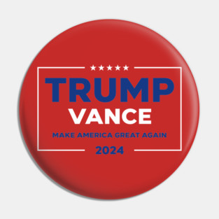 Trump Vance 2024 - Make America Great Again Pin
