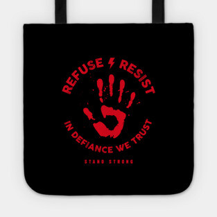 Refuse/Resist Tote