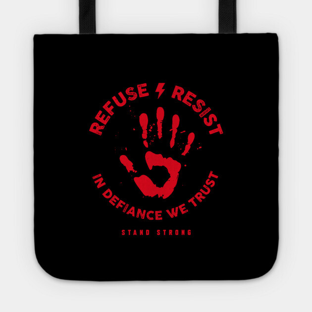 Refuse/Resist Tote by artslaves