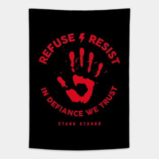 Refuse/Resist Tapestry