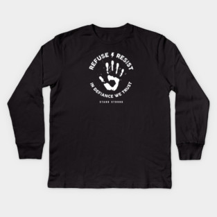 REFUSE RESIST Kids Long Sleeve T-Shirt