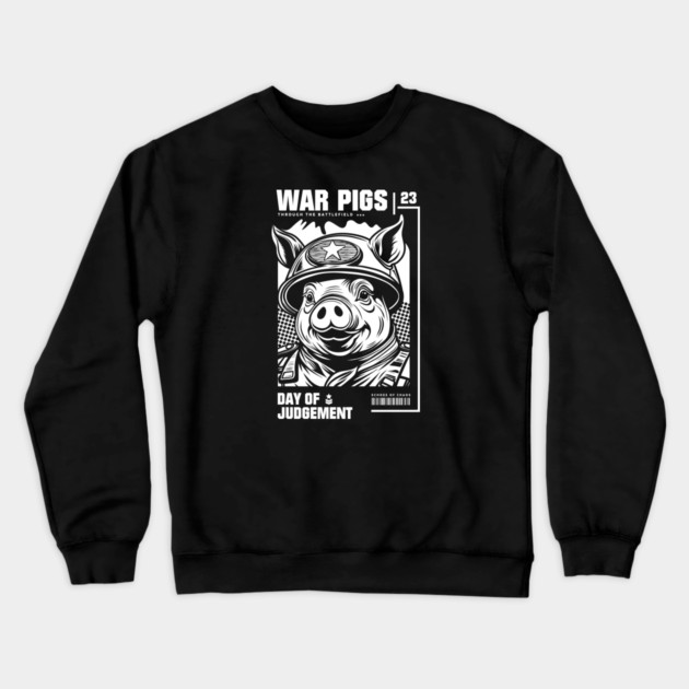 WAR PIGS Crewneck Sweatshirt by artslaves