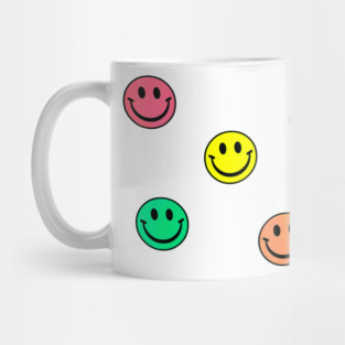 90s Smiley Faces Mug