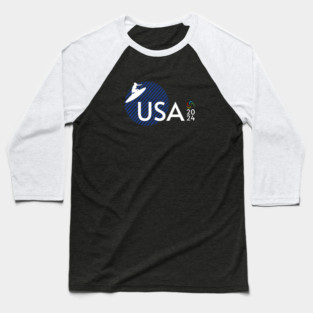 USA Surfing Paris Summer Olympics Baseball T-Shirt