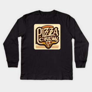 Pizza Lover Crew Kids Long Sleeve T-Shirt
