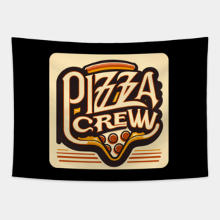 Pizza Lover Crew Tapestry