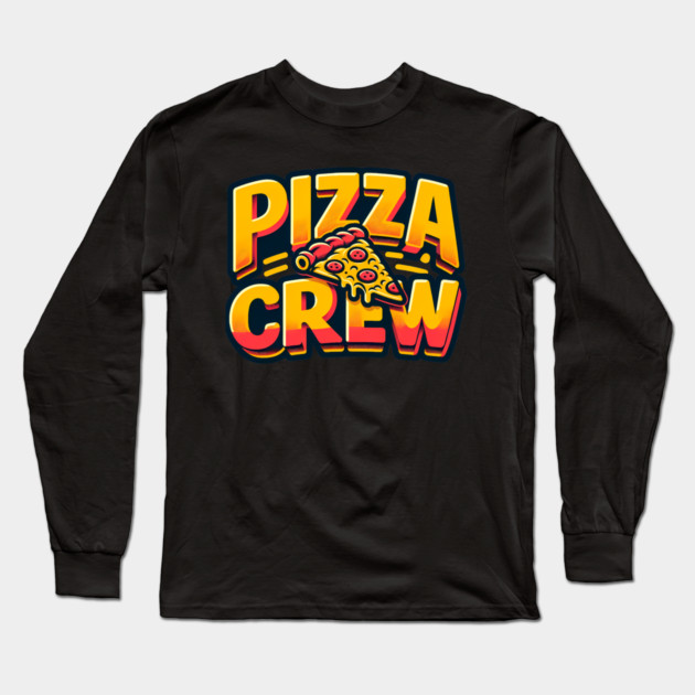 Pizza Lover Crew Long Sleeve T-Shirt by logiamerch