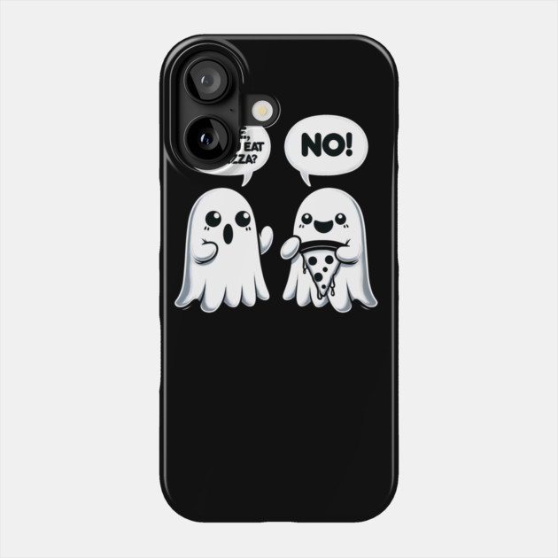 Funny Pizza Ghost Saying Halloween Phone Case by logiamerch
