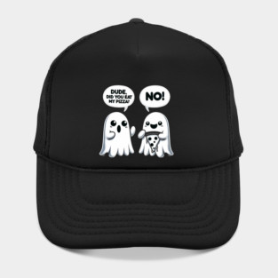 Funny Pizza Ghost Saying Halloween Hat