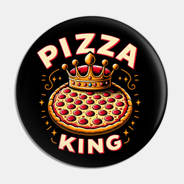 Funny Pizza King Pin by logiamerch
