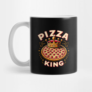 Funny Pizza King Mug