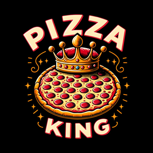 Funny Pizza King by logiamerch