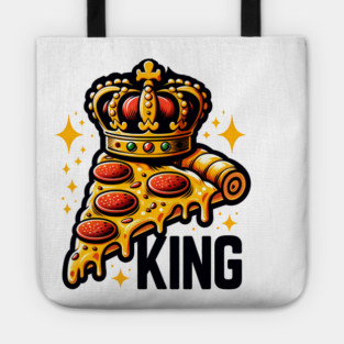 Funny Pizza King Tote
