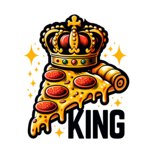 Funny Pizza King T-Shirt